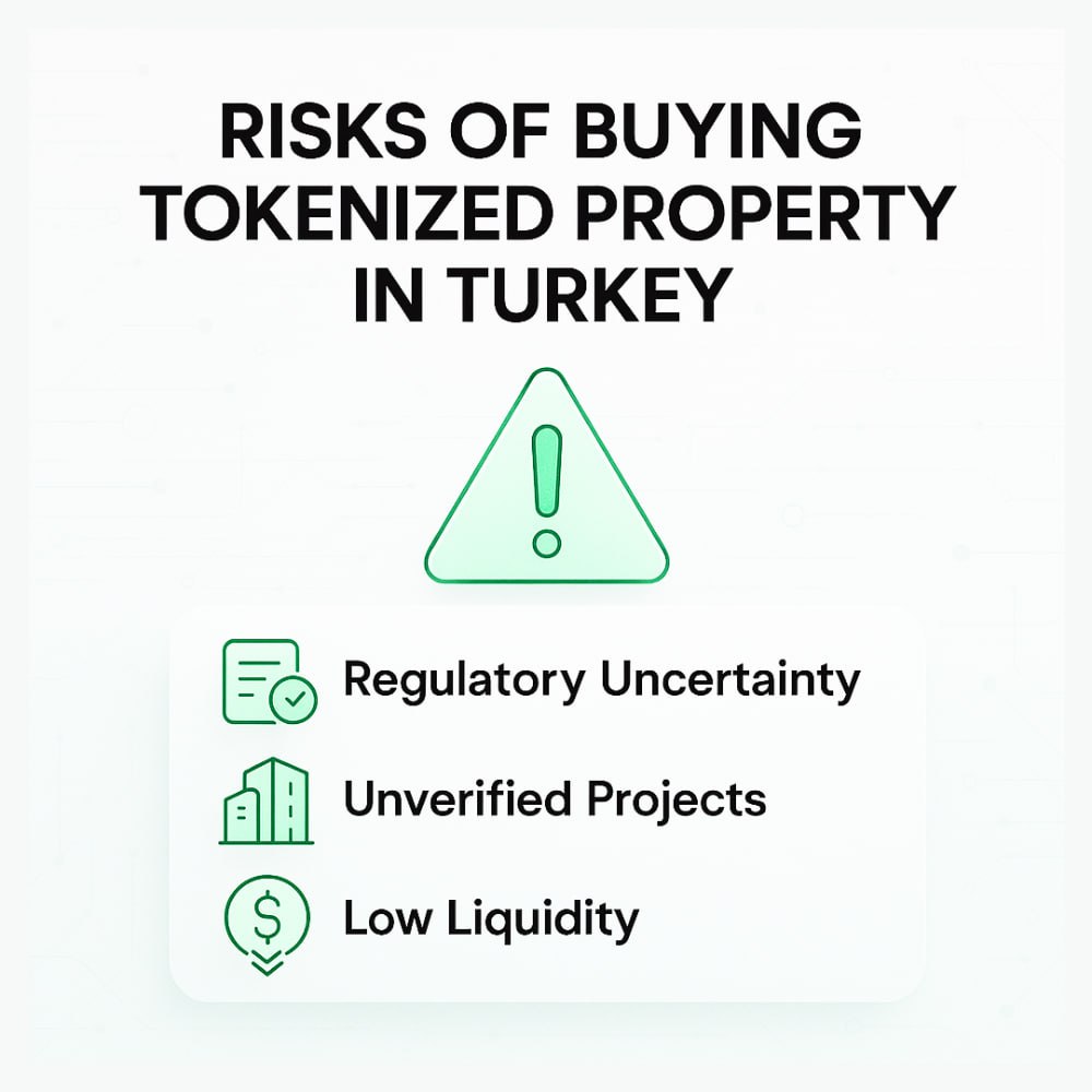 ⚠️ Risks of Buying Tokenized Property in Turkey