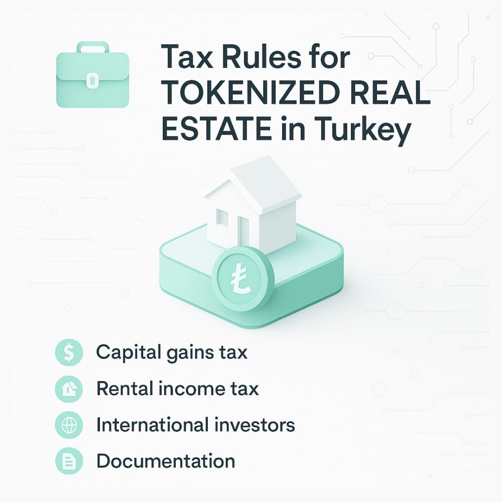 Tax Rules for Tokenized Real Estate in Turkey