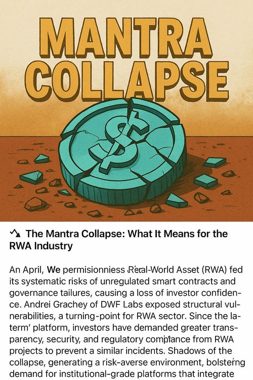 The Mantra Collapse: What It Means for the RWA Industry